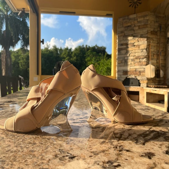 DIOR etoile lucite pumps in pink - Picture 3 of 7